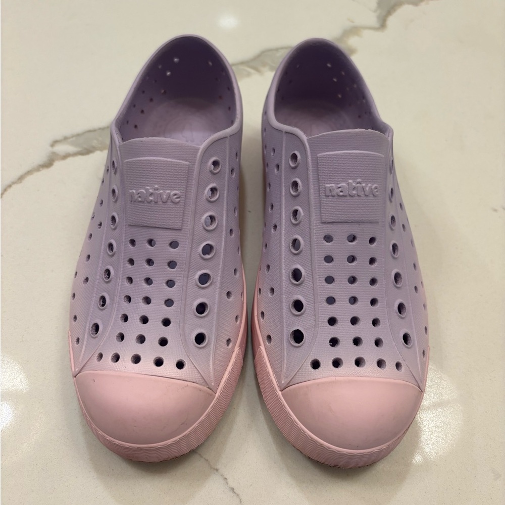 Native Kids' Lavender and Pink Jefferson Shoes